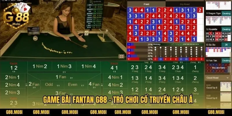 Game bài Fantan G88 – Trò chơi cổ truyền châu Á