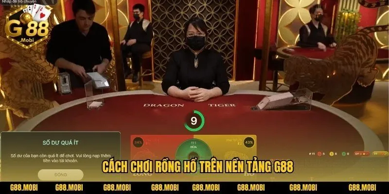 Cách chơi Game Bài Rồng Hổ trên nền tảng G88