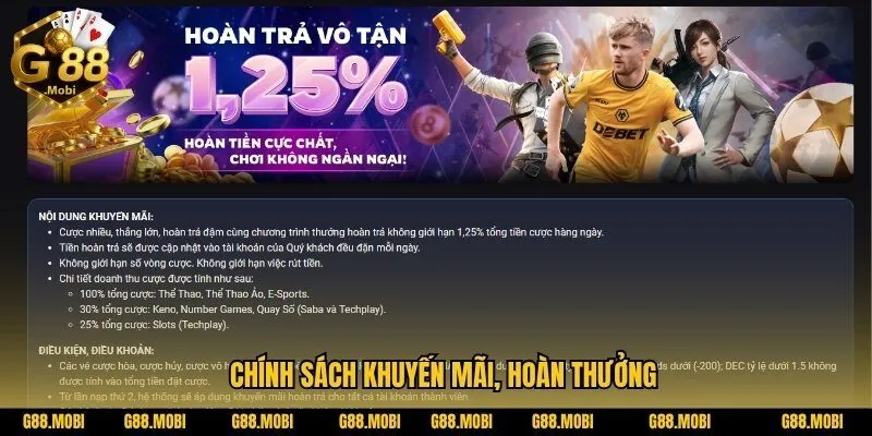 Chính sách khuyến mãi, hoàn thưởng